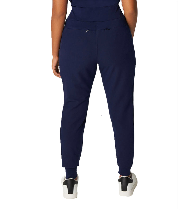 Pantalon de jogging en tricot jersey WB410 Marine - Whitecross