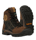 Bottes de travail 8'' S638 avec semelle en caoutchouc - Nat's