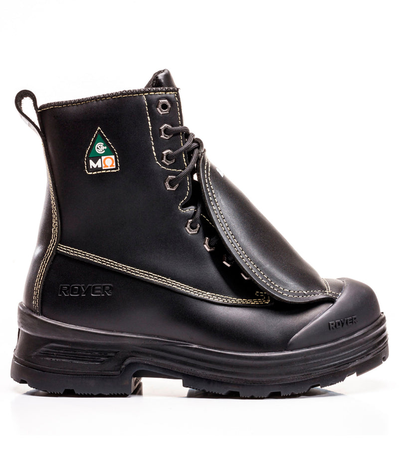 Bottes de travail 8" 5301QD en cuir - Royer