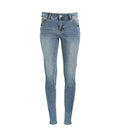 Pantalon Slim Stretch Denim Femme Bleu Moyen - Task