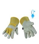 Gants de travail doublés en cuir FC20P - Wipeco