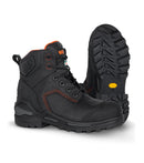 Bottes de travail 6'' imperméables en cuir Blade - STC