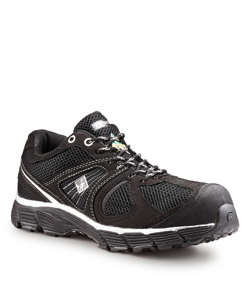 Souliers de travail Pacer 2.0 (Noir/Blanc) sans métal – Terra