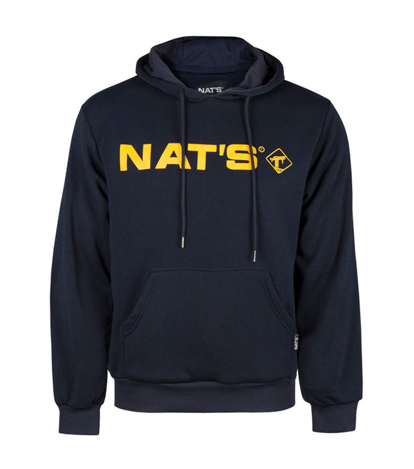 Coton ouaté de travail marine à capuchon avec logo - Nat's