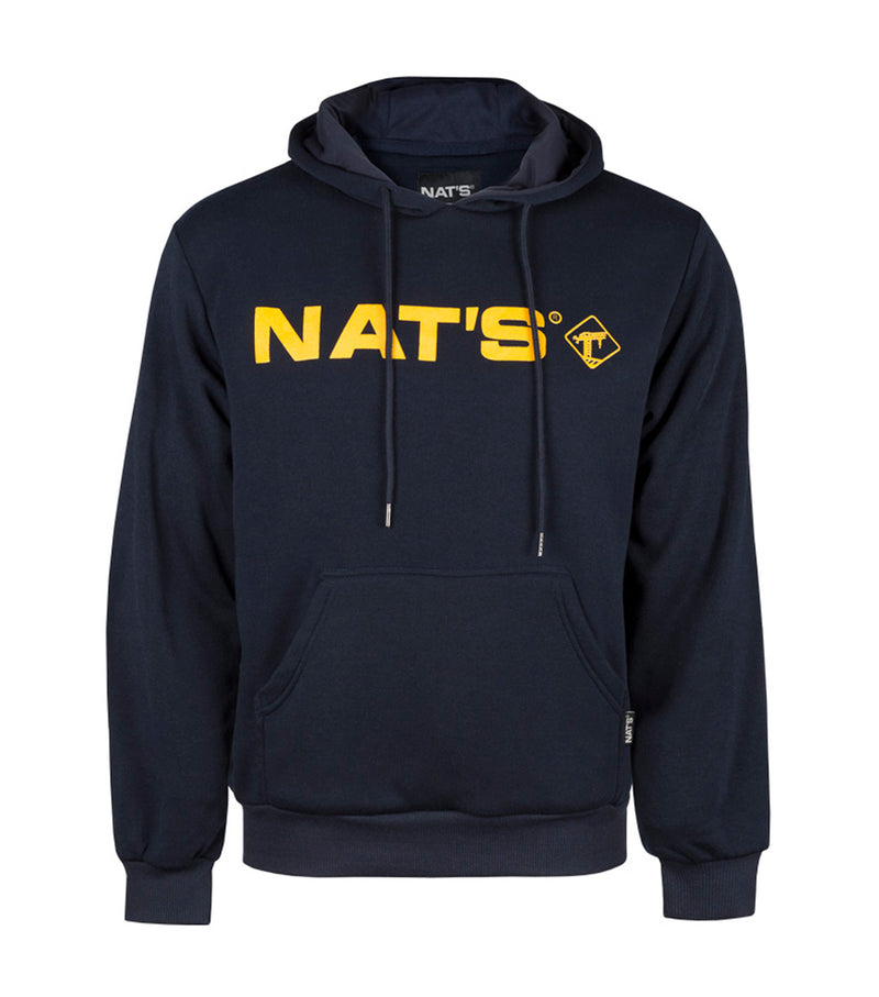 Coton ouaté de travail marine à capuchon avec logo - Nat's