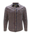Chemise à carreaux vintage pour hommes Orange - Task
