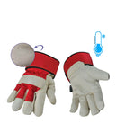 Gants de travail doublés en cuir RFC28 - Wipeco