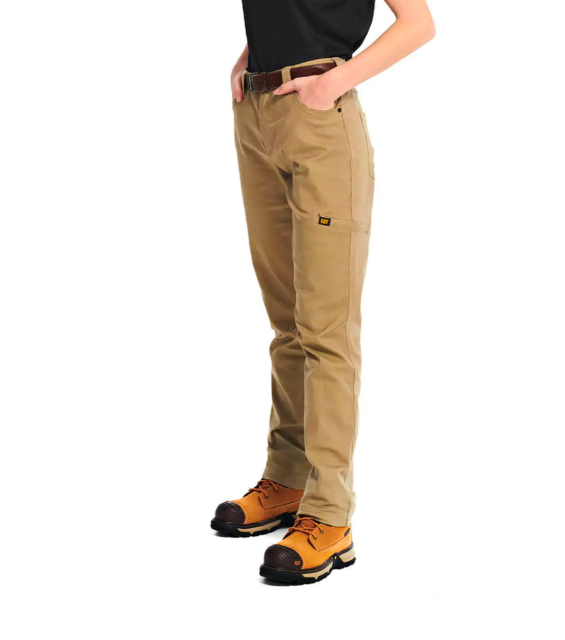 Pantalon de travail utilitaire en toile extensible pour femmes - Cater