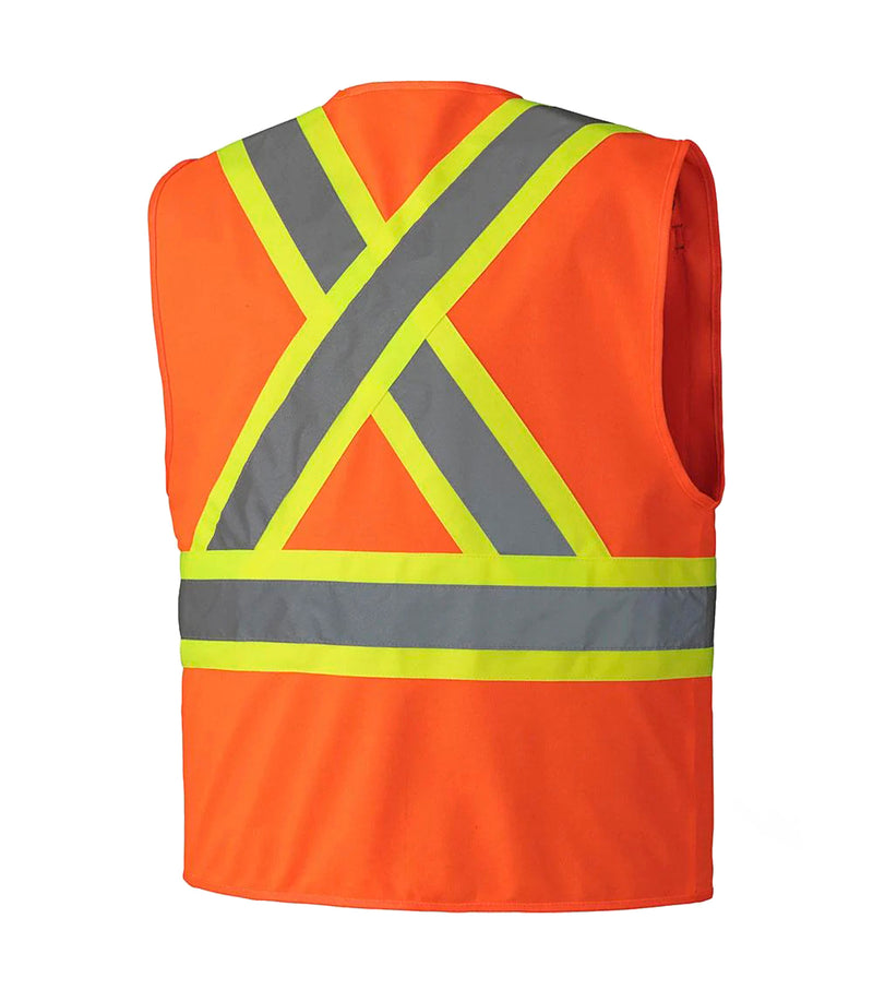 Veste de travail haute visibilité avec fermeture éclaire - Pionner