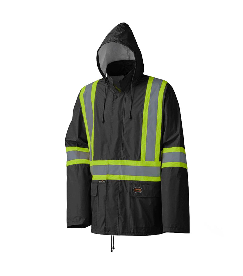 Ensemble imperméable manteau/salopette haute visibilité - Pionner