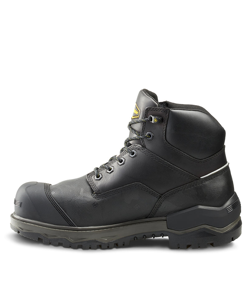 Bottes de travail 6" Gantry (Noir) avec membrane imperméable – Terra