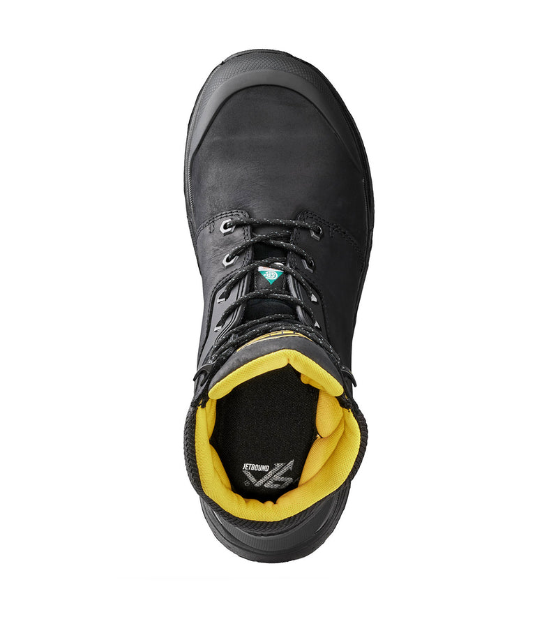 Bottes de travail 8" Carbine (noir) avec membrane imperméable – Terra