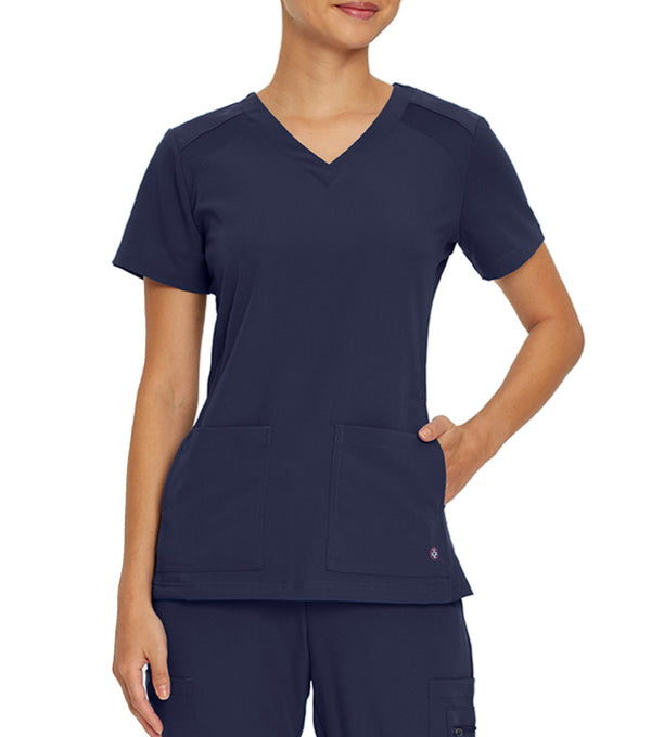 Haut d'uniforme Encolure en V à 4 poches 950  Marine – Whitecross