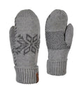 Mitaine en tricot gris 77-066 - Ganka