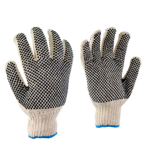 Gants de travail en tricot et PVC - Ganka