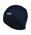 Tuque avec revers en tricot acrylique bleu 77-8545 - Ganka