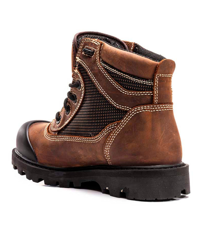 Bottes de travail 6" en cuir avec membrane imperméable 8420FLX - Royer