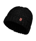 Tuque avec revers noir 77-088 - Ganka