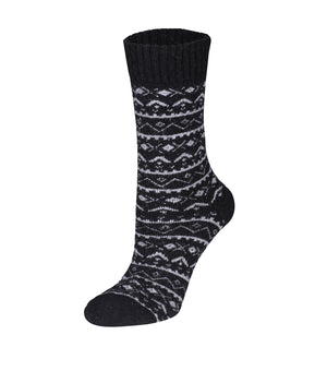 Bas-Tricot laine noir  84-318 - Ganka